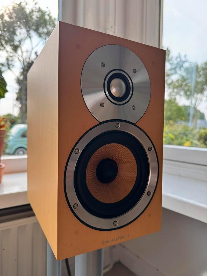 B&W CM1 S1 bookshelf speakers ZGAN!!! Bowers & Wilkins, Audio, Tv en Foto, Luidsprekers, Zo goed als nieuw, Front, Rear of Stereo speakers