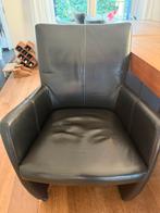 Eetkamerset met 6 echt leren stoelen, Ophalen, Zo goed als nieuw, 4 tot 6 stoelen