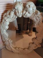 Spiegel met Engelenkopjes - 85cm hoog, Huis en Inrichting, Woonaccessoires | Spiegels, Ophalen