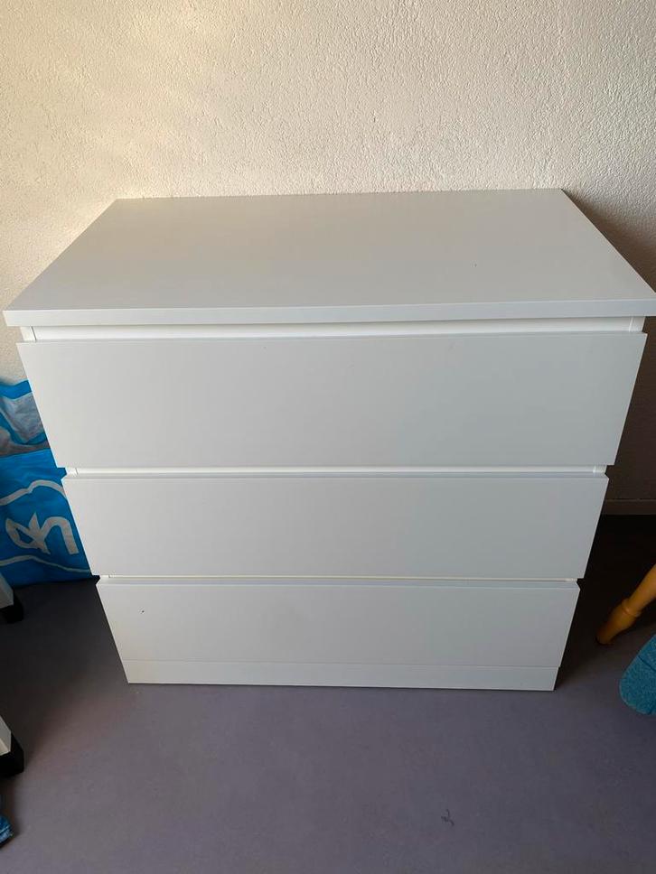 Malm ladekast - IKEA, Huis en Inrichting, Kasten | Ladekasten, Gebruikt, Minder dan 100 cm, 50 tot 100 cm, 25 tot 50 cm, Kunststof