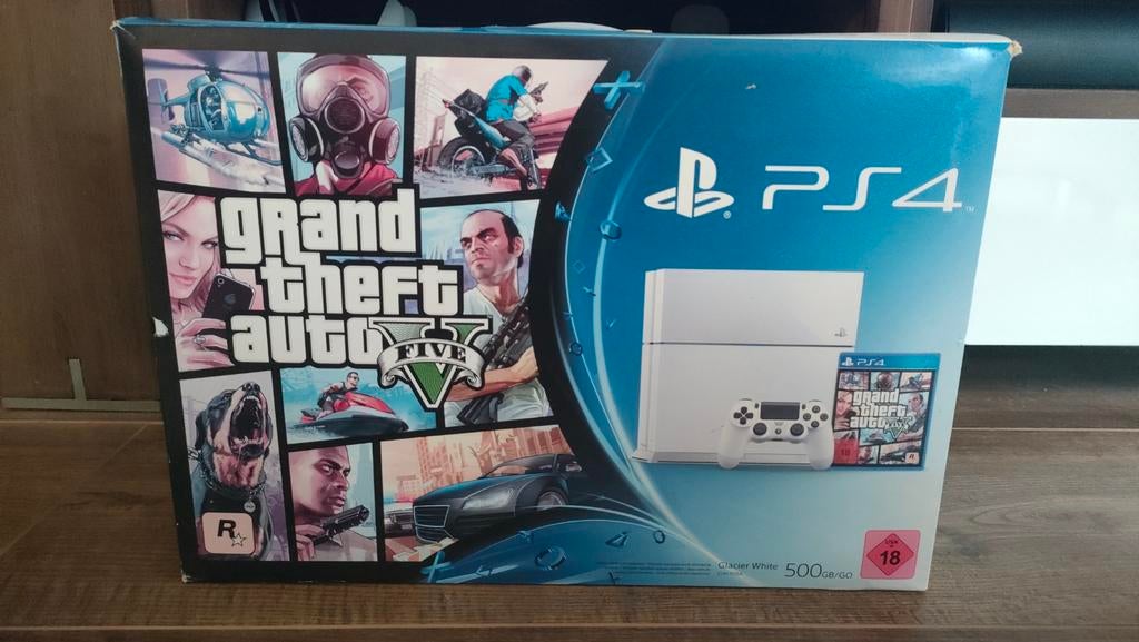 PS4 Console + 8 Games - Top Titels!, Ophalen, Met 1 controller, Original