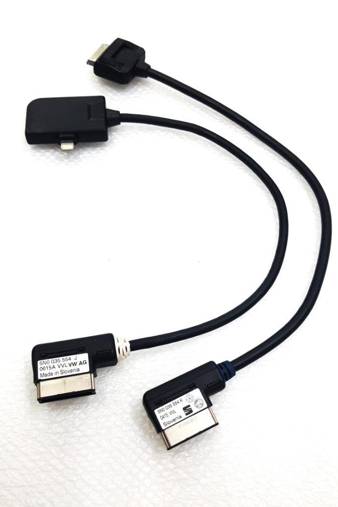 2x Mdi Cable Adapter Voor VW-Seat-Scoda-Audi 5N0 035 554, Auto diversen, Autoradio's, Zo goed als nieuw, Ophalen of Verzenden