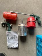 Verfspuit, Doe-het-zelf en Verbouw, Compressors, Ophalen of Verzenden, Zo goed als nieuw, 6 tot 10 bar, Minder dan 200 liter/min