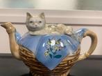 Vintage Katten Theepot, Antiek en Kunst, Ophalen of Verzenden