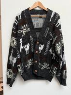 Tejidos Centenario vest jaren 80 wol angora Aztec, maat L, Ophalen of Verzenden, Zo goed als nieuw, Maat 52/54 (L), Grijs