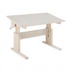 LIFETIME Kidsrooms Bureau Klein Dubbel Verstelbaar Whitewash, Ophalen, In hoogte verstelbaar, Zo goed als nieuw, Bureau