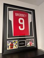 Brian Brobbey gesigneerd ingelijst Ajax thuisshirt, Ophalen of Verzenden, Nieuw, Ajax, Shirt