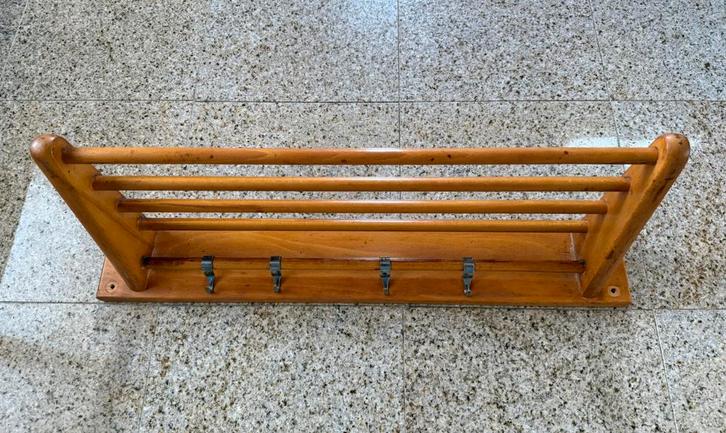 Vintage Bruynzeel pannenrek, ontworpen door Piet Zwart, Huis en Inrichting, Keuken | Keukenbenodigdheden, Gebruikt, Ophalen of Verzenden