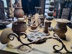 Heel groot pakket met kandelaren potten ornamenten, Huis en Inrichting, Ophalen, Zo goed als nieuw