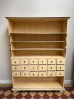Brocante houten servieskast, Ophalen, Zo goed als nieuw, 25 tot 50 cm