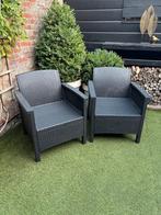 tuinstoelen 2 x, Ophalen, Gebruikt