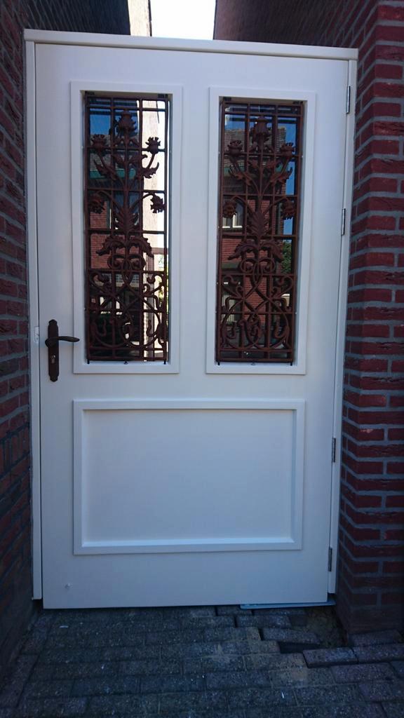 Deurkrukken met langschilden, Antiek en Kunst, Curiosa en Brocante, Ophalen of Verzenden