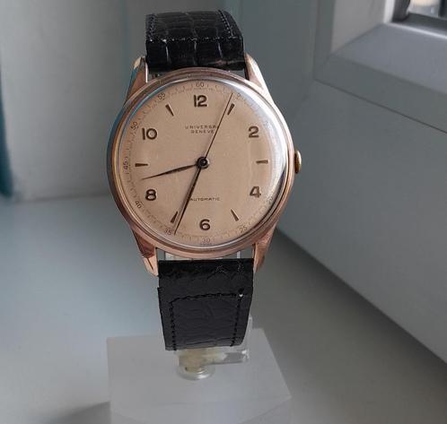 Universal Geneve bumper, Sieraden, Tassen en Uiterlijk, Horloges | Heren, Gebruikt, Polshorloge, Overige merken, Overige materialen