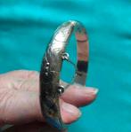 Zilver slaven armband bewerkt beschadigd, Sieraden, Tassen en Uiterlijk, Armbanden, Verzenden, Gebruikt, Zilver, Zilver