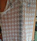 Handgemaakt gehaakt sprei of tafellaken lengte 200 bij 180, Antiek en Kunst, Antiek | Kleden en Textiel, Ophalen of Verzenden