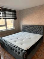 Luxe Gestoffeerd Bed – Verkrijgbaar in Single, Double, Queen, Verzenden, Nieuw, Tweepersoons, Wit