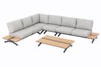 Loungeset Sevilla KJ Tuinmeubelen Sunproof kussens antraciet, Nieuw, 6 zitplaatsen, Ophalen of Verzenden, Loungeset