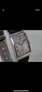 Cortebert Sport horloge ca 1950 tank curved, Overige merken, Staal, Met bandje, Polshorloge