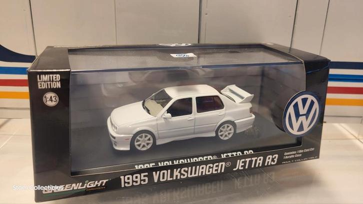 Greenlight Volkswagen Jetta A3 (Fast and Furious) White - 95, Hobby en Vrije tijd, Modelauto's | 1:43, Zo goed als nieuw, Auto