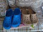 Crocs Set - Baya clog Khaki en bright kobalt. M 39 40, Slippers, Blauw, Ophalen of Verzenden, Zo goed als nieuw