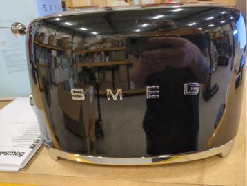 SMEG Broodrooster TSF01BLEU 2-slots zwart - gebruikt beschikbaar voor biedingen