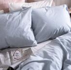 Ikea duvet cover & 2 pillow cases, 220 x 240cm, Blauw, Dekbedovertrek, Zo goed als nieuw, Ophalen