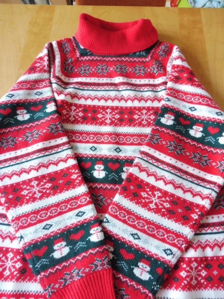 Rode winter/kersttrui heren met col maat 56-58, Kleding | Heren, Truien en Vesten, Nieuw, Maat 56/58 (XL), Rood, Ophalen of Verzenden