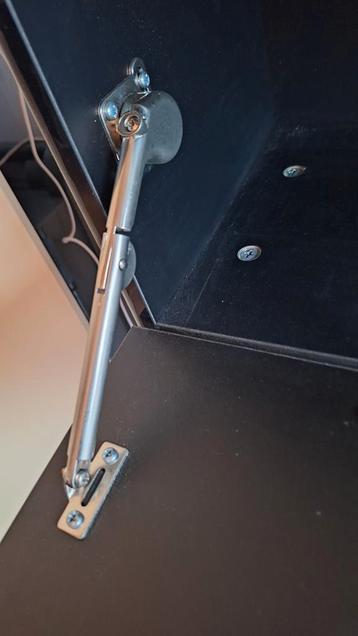 Ikea Besta Hang/Wandkast Hoogglans Zwart - afbeelding 5