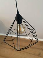 Moderne Zwarte Hanglamp, Ophalen, Zo goed als nieuw, Metaal, Minder dan 50 cm