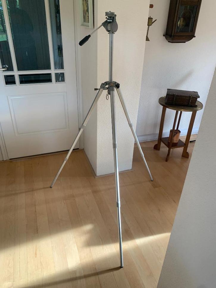 Slik camerastatief 'Master' 156 cm., Audio, Tv en Foto, Fotografie | Statieven en Balhoofden, Zo goed als nieuw, Driepoot, 150 tot 175 cm