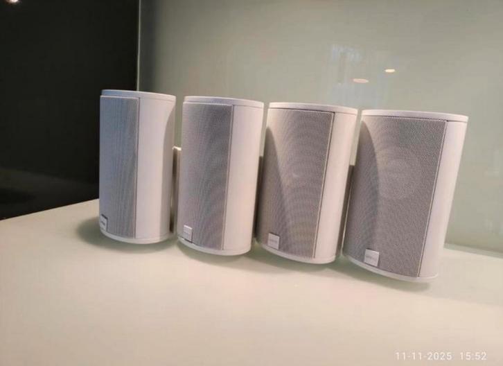 Canton CD220 wit + beugels, Audio, Tv en Foto, Luidsprekers, Front, Rear of Stereo speakers, 60 tot 120 watt, Overige merken, Ophalen