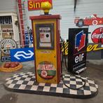 Benzinepomp eiland Gasstation Vintage Gaspump, Ophalen, Gebruikt