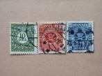 BK  Denemarken 153-155, Postzegels en Munten, Postzegels | Europa | Scandinavië, Denemarken, Verzenden, Gestempeld