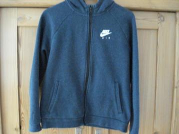 Nike hoody vest trui blauw jas kindermt L 147-158