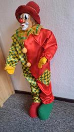 Grote clown staand carnaval rode hoed - 83 cm, Onbekend, Ophalen of Verzenden, Zo goed als nieuw, Onbekend