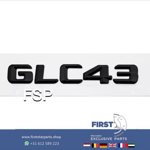 W253 C253 GLC43 AMG LOGO GLC 43 LETTERS ZWART EMBLEEM KOFFER, Auto-onderdelen, Carrosserie en Plaatwerk, Mercedes-Benz, Achter