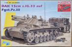 Dragon 1:35 #6904 WWII German 15cm s.IG.33 auf Fgst.Pz.III, Overige merken, Tank, 1:32 tot 1:50, Nieuw