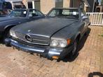 Mercedes SL 380 R107 Grijs, Auto's, Mercedes-Benz, Automaat, Achterwielaandrijving, Cabriolet, Leder