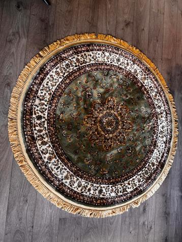 Vloerkleed rond vintage, oosters beschikbaar voor biedingen