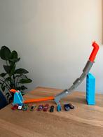 Hotwheels baan action wheel met hotwheels, Ophalen, Zo goed als nieuw, Racebaan, Hot Wheels