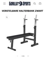 Halterbank verstelbaar. Zo goed als nieuw, Ophalen, Zo goed als nieuw, Fitnessbank