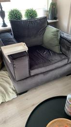 Lounge stoel ,antraciet grijs , loveseat , glans, Ophalen, Zo goed als nieuw