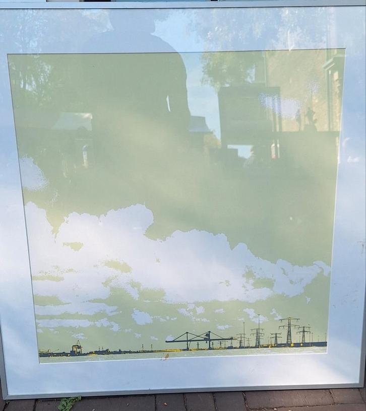 zeefdruk Ineke Calis haven Rotterdam, Antiek en Kunst, Kunst | Litho's en Zeefdrukken, Ophalen