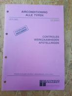 Werkplaatsboek oldtimer Peugeot Airconditioning oudere type, Ophalen of Verzenden