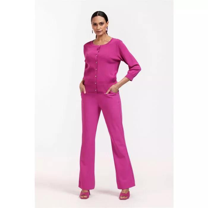 Studio Anneloes Flair Bonded Trousers roze XS, Kleding | Dames, Broeken en Pantalons, Zo goed als nieuw, Maat 34 (XS) of kleiner