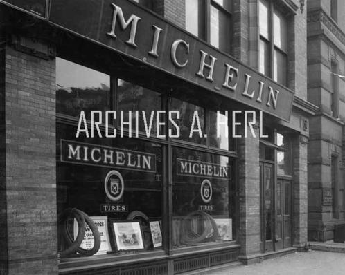 Michelin Tire Co 1908 Tire Tyre manufacturer Dealerships pho, Verzamelen, Foto's en Prenten, Nieuw, Foto, Overige onderwerpen