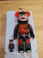 Bearbrick 400% & 100% - Melting Godzilla (Clear Orange), Ophalen of Verzenden, Nieuw