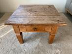 Teakhouten salontafel - 70x70 cm, Ophalen, Gebruikt, 50 tot 100 cm, Minder dan 50 cm