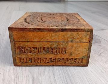 vintage tropisch houten sigaren kist willem 2 beschikbaar voor biedingen
