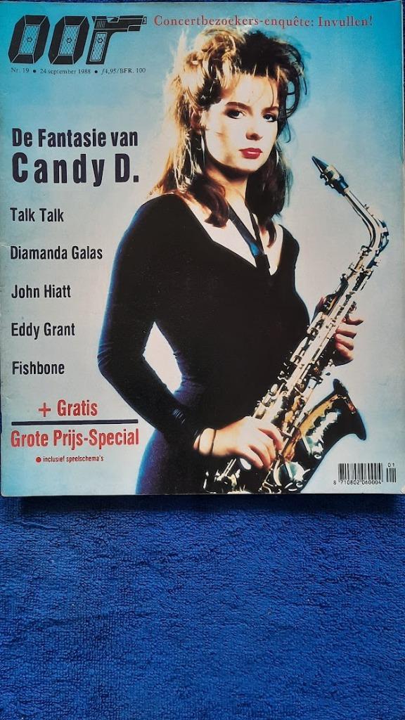 OOR 19-1988 Candy Dulfer Fishbone Diamanda Galas John Hiatt, Boeken, Tijdschriften en Kranten, Zo goed als nieuw, Muziek, Film of Tv